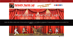 Desktop Screenshot of marionettemauriziolupi.it